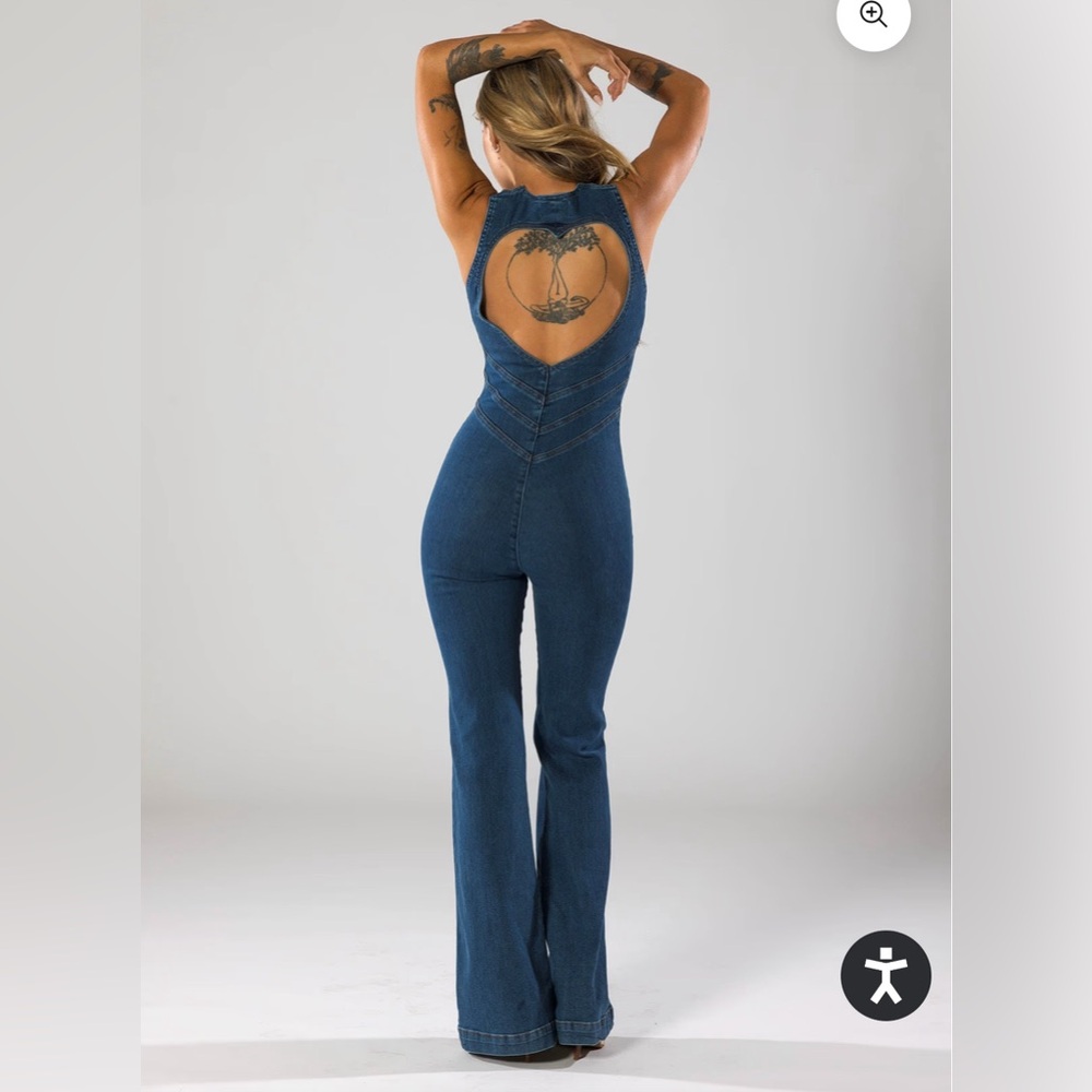 Stylish Blue Denim Jumpsuit